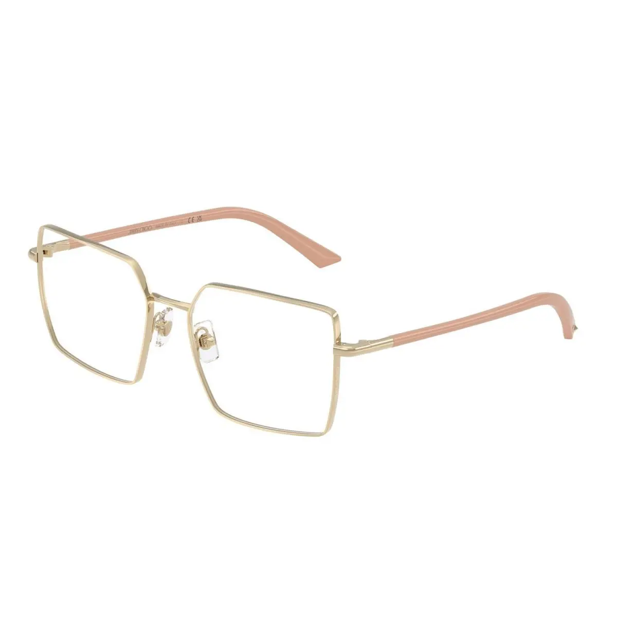 Jimmy Choo JC 2022 Pale Gold Demo Lens 3027 Size 55 Eyeglasses