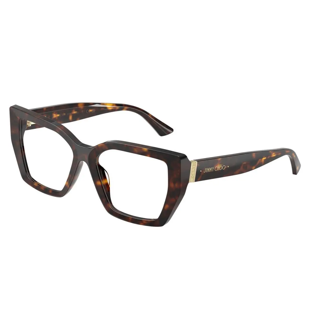 Jimmy Choo JC 3053 JU Havana Demo Lens 5002 Size 54 Eyeglasses