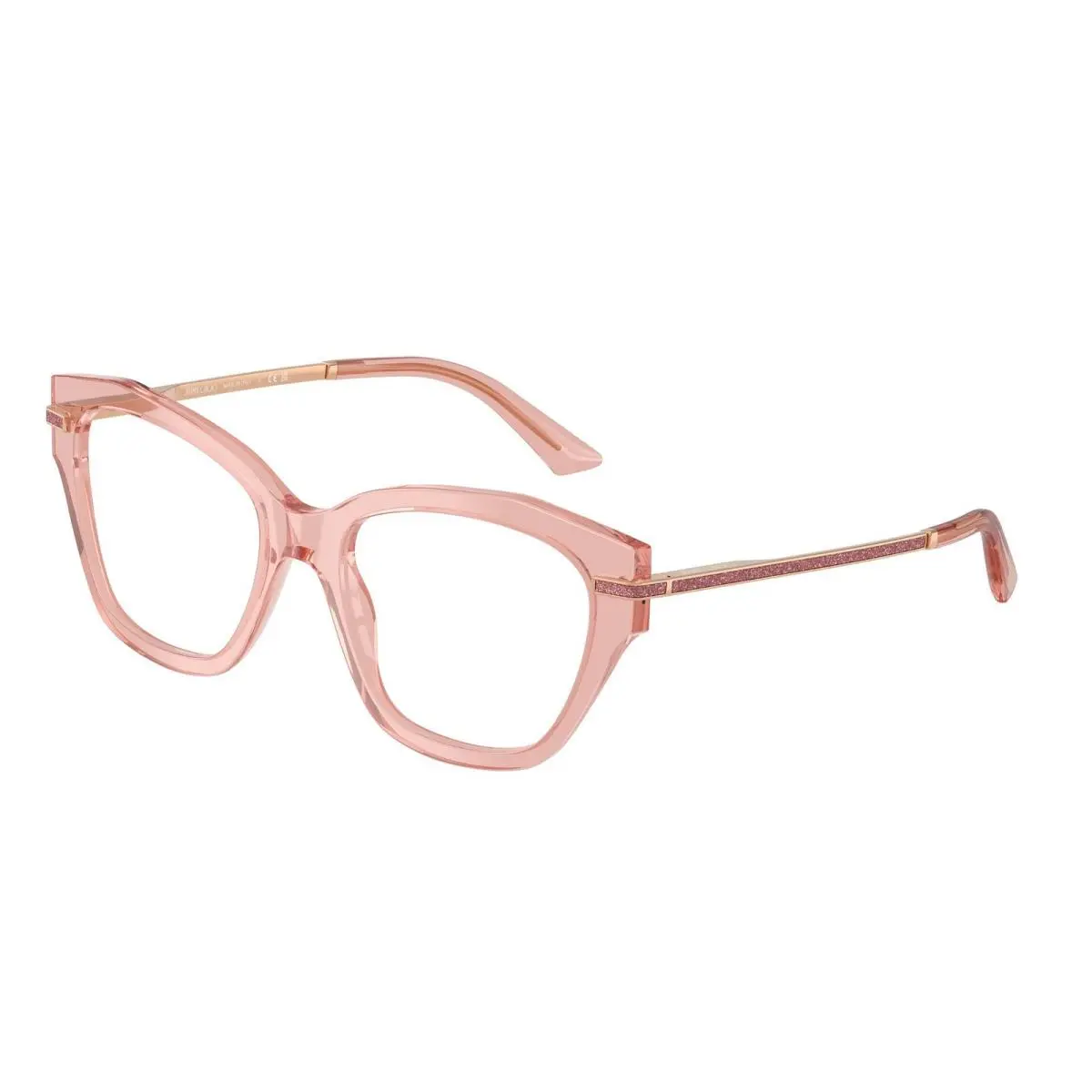 Jimmy Choo JC 3043 J Transparent Pink Demo Lens 5079 Size 54 Eyeglasses