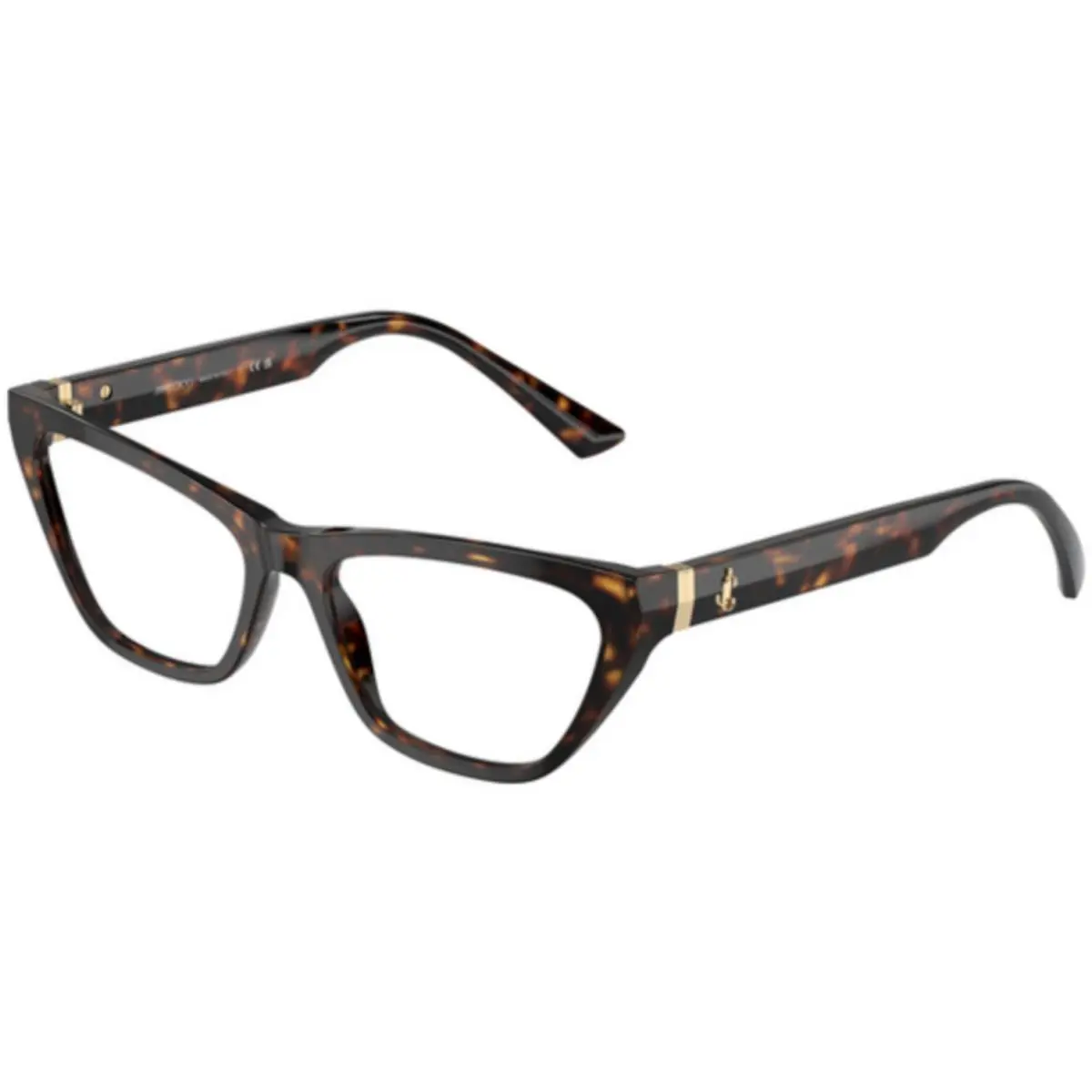 JC 3014 Havana Demo Lens 5002 Size 54 Eyeglasses by Jimmy Choo
