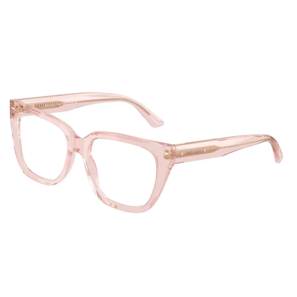Jimmy Choo JC 3019 B Transparent Pink Demo Lens 5034 Size 54 Eyeglasses