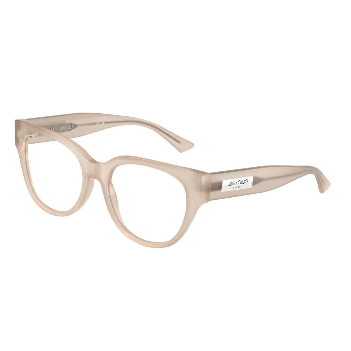 JC 3035 Opal Taupe Demo Lens 5025 Size 53 Eyeglasses by Jimmy Choo