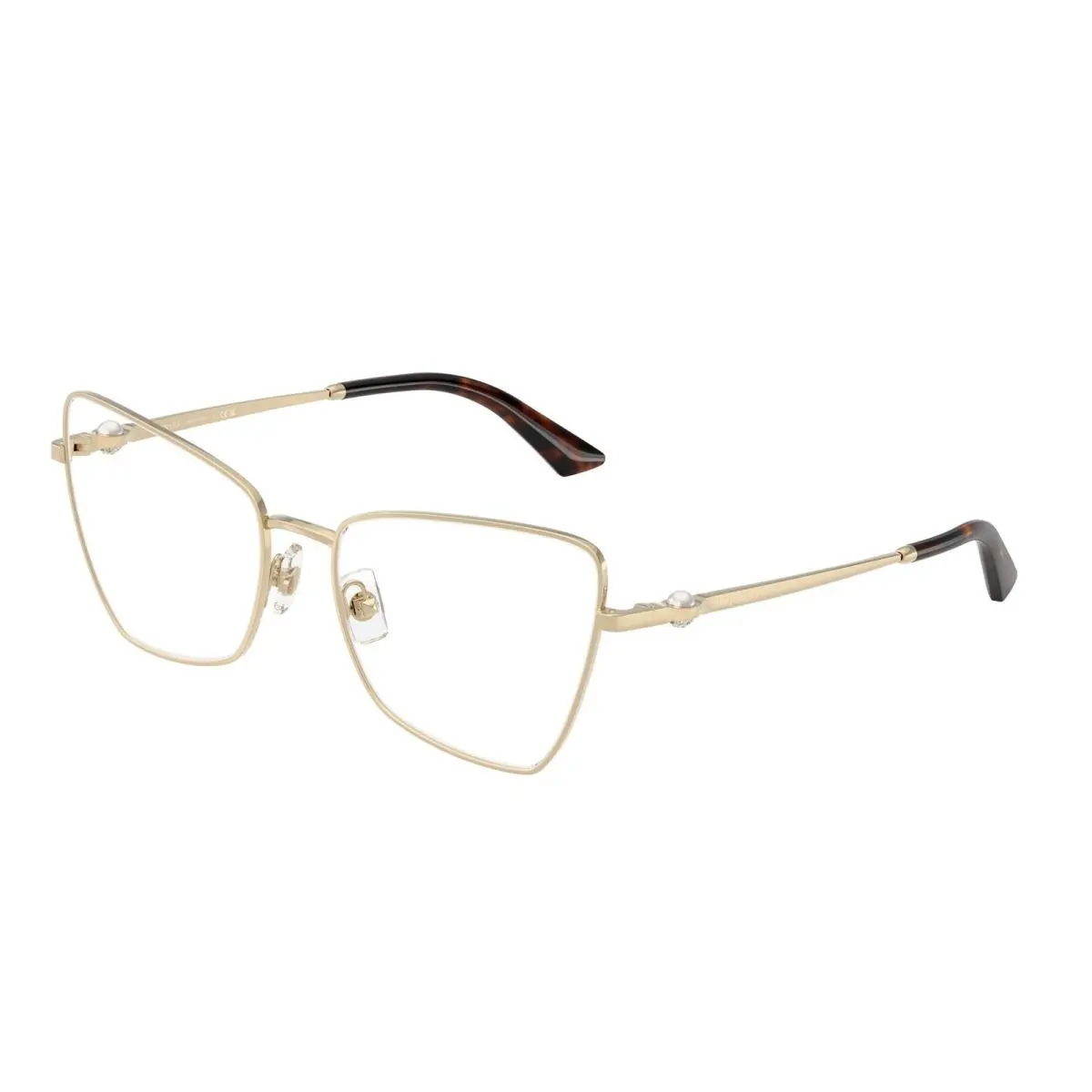 Jimmy Choo JC 2010 HB Pale Gold Demo Lens 3006 Size 56 Eyeglasses