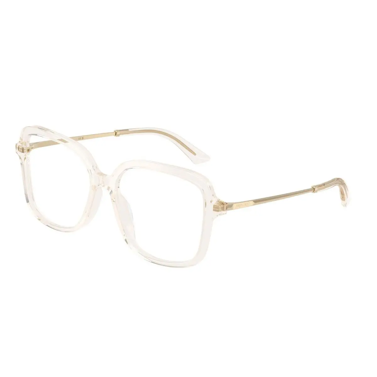Jimmy Choo JC 3061 U Transparent Beige / Demo Lens 5107 Size 53 Eyeglasses