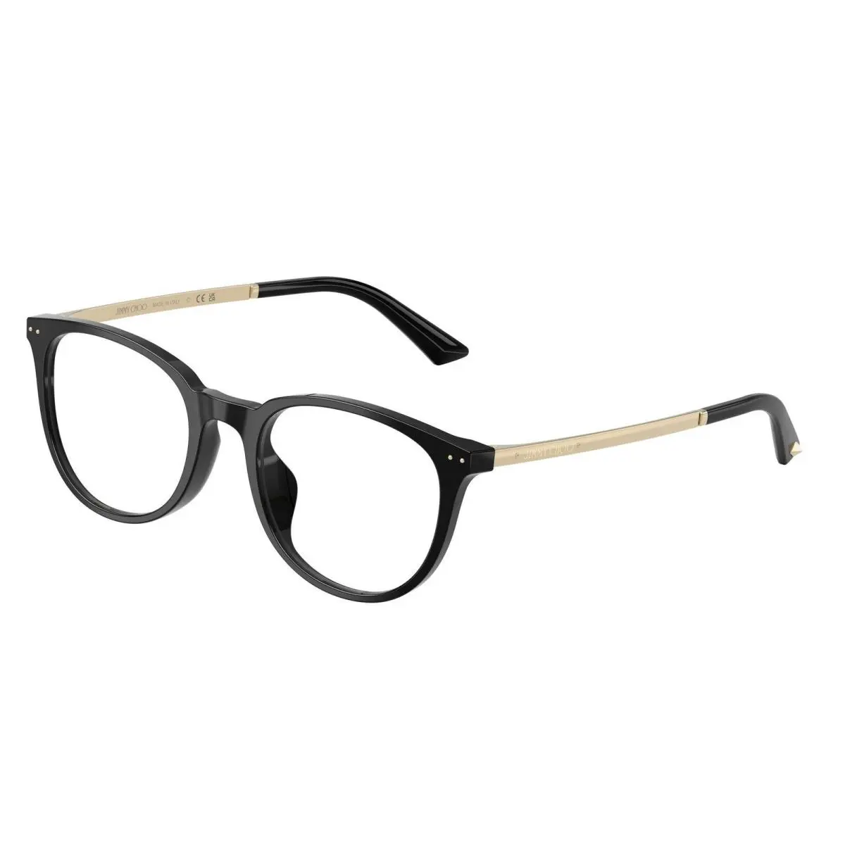 JC 3055 D Black Demo Lens 5000 Size 52 Eyeglasses by Jimmy Choo