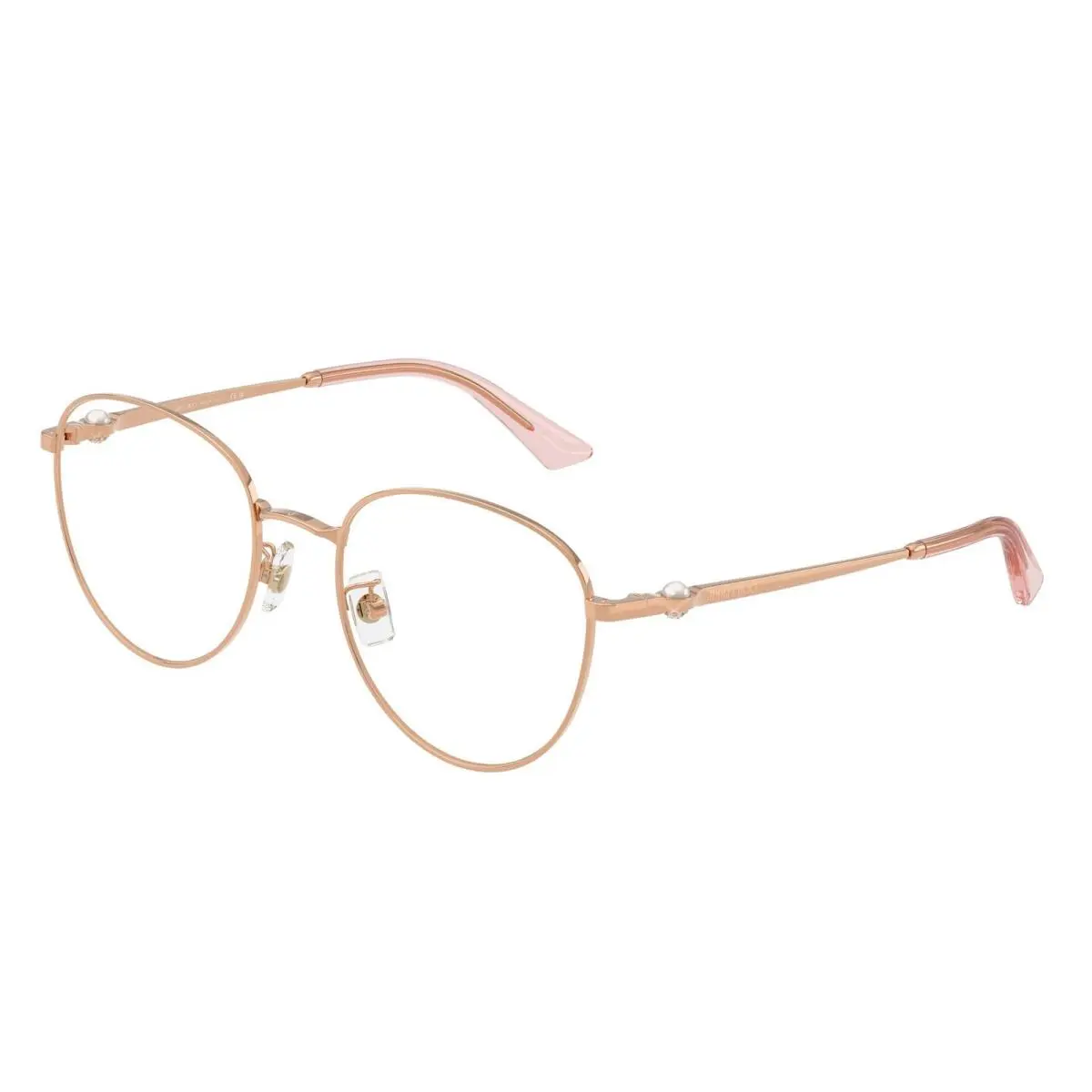 JC 2013 HD Rose Gold Demo Lens 3008 Size 54 Eyeglasses by Jimmy Choo
