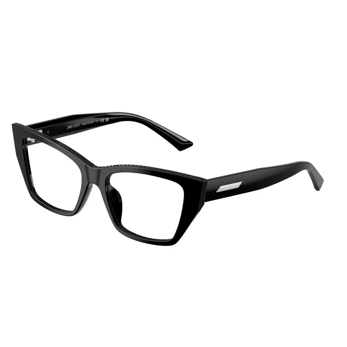 JC 3031 BU Black Demo Lens 5017 Size 53 Eyeglasses by Jimmy Choo