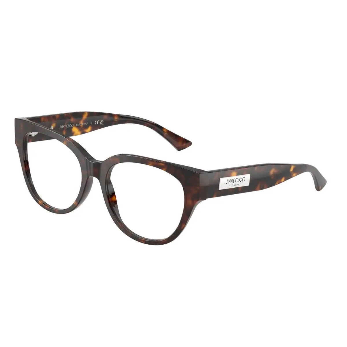 Jimmy Choo JC 3035 F Havana Demo Lens 5002 Size 51 Eyeglasses