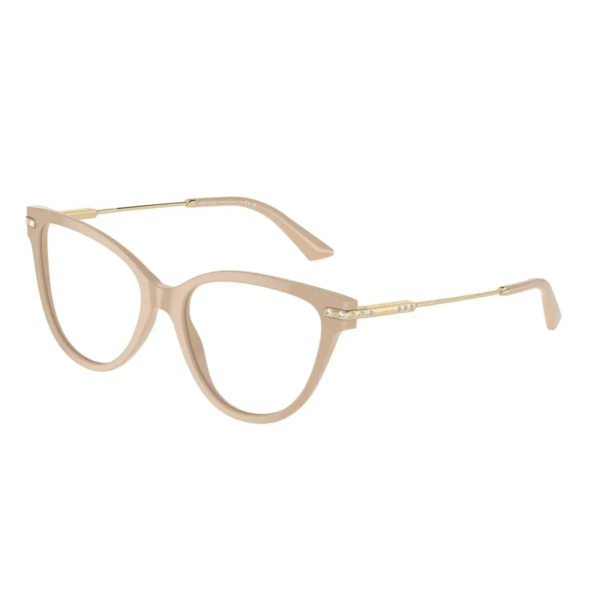 JC 3001 B Beige 5015 Size 54 Eyeglasses by Jimmy Choo