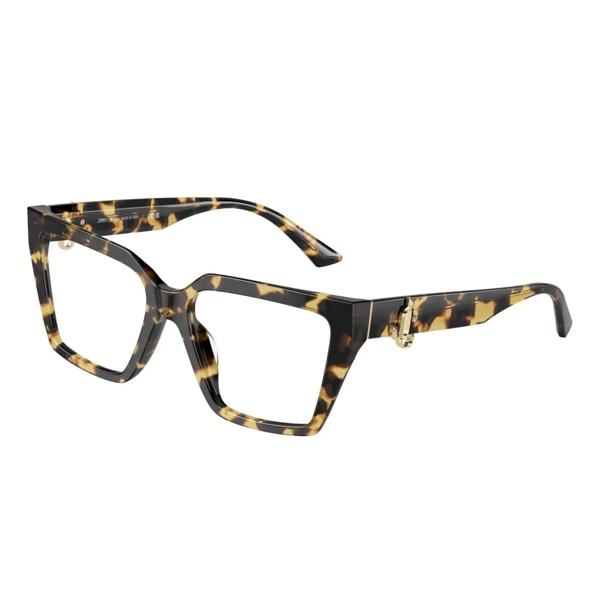 Jimmy Choo JC 3017 U Yellow Havana 5004 Size 54 Eyeglasses
