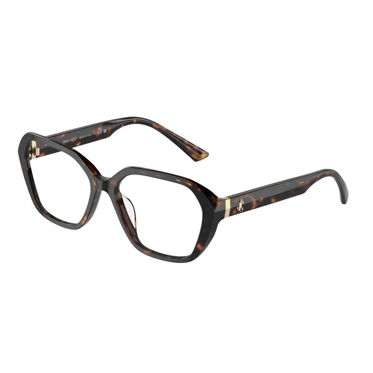JC 3013 U Havana 5002 Size 53 Eyeglasses by Jimmy Choo