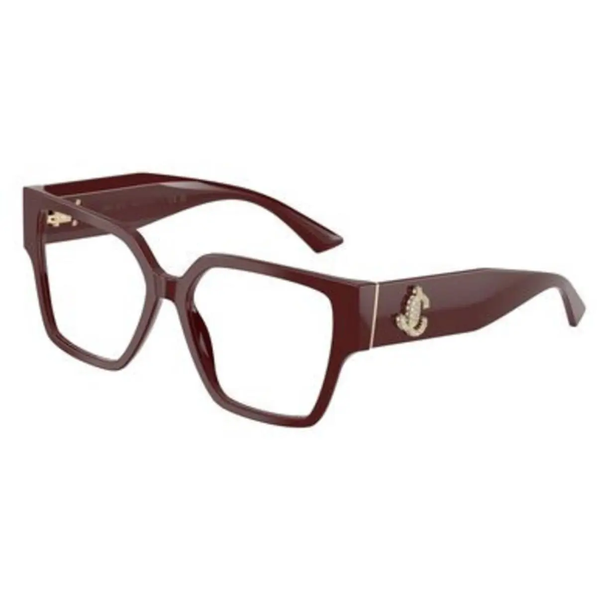 JC 3032 B Cranberry / Demo Lens 5057 Size 53 Eyeglasses by Jimmy Choo