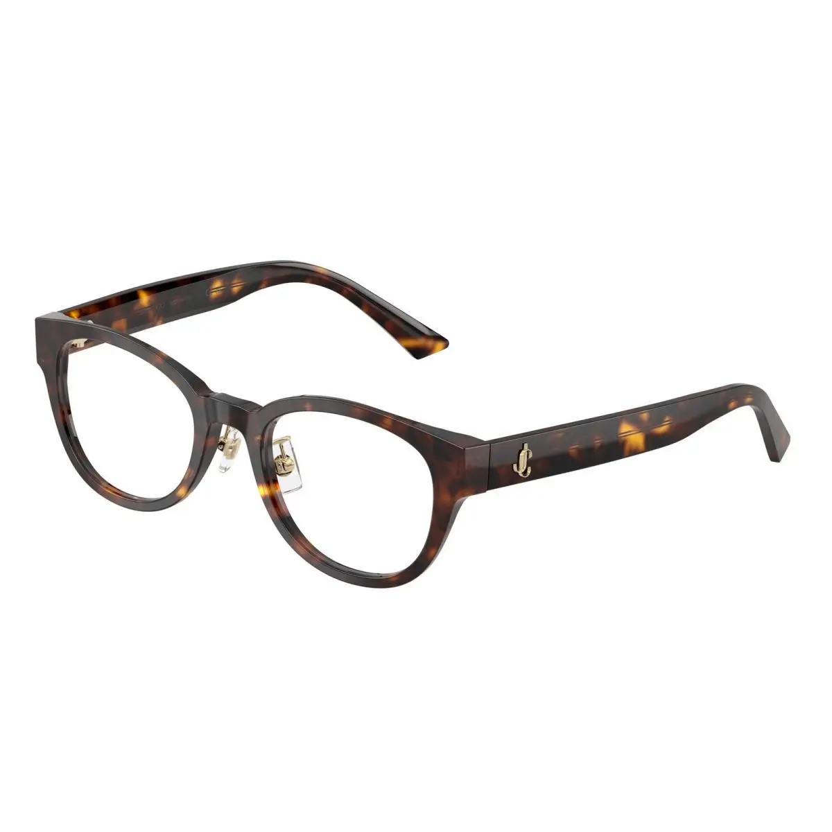 JC 3058 D Havana Demo Lens 5002 Size 50 Eyeglasses by Jimmy Choo