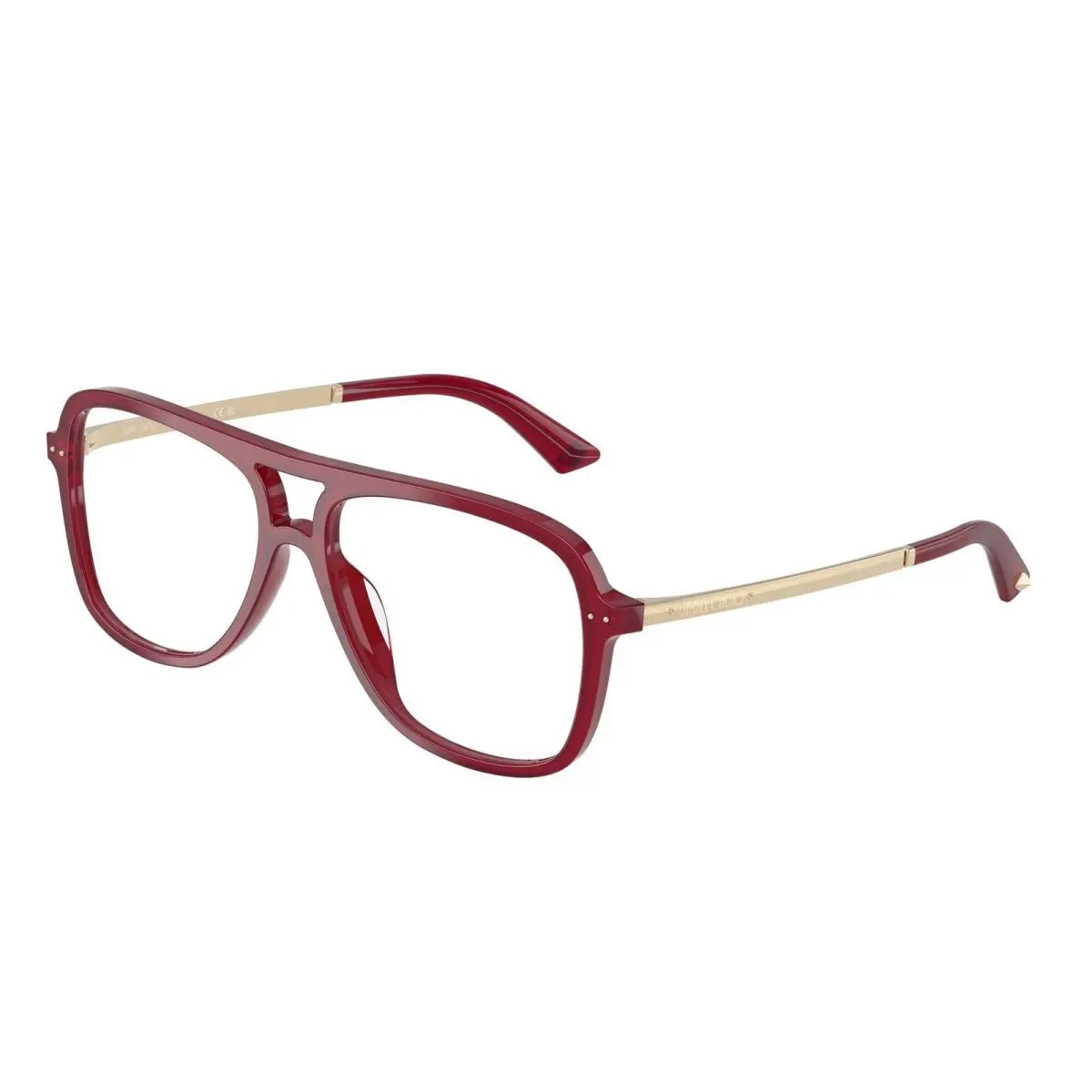 JC 3052 U Opaline Cranberry / Demo Lens 5081 Size 55 Eyeglasses by Jimmy Choo