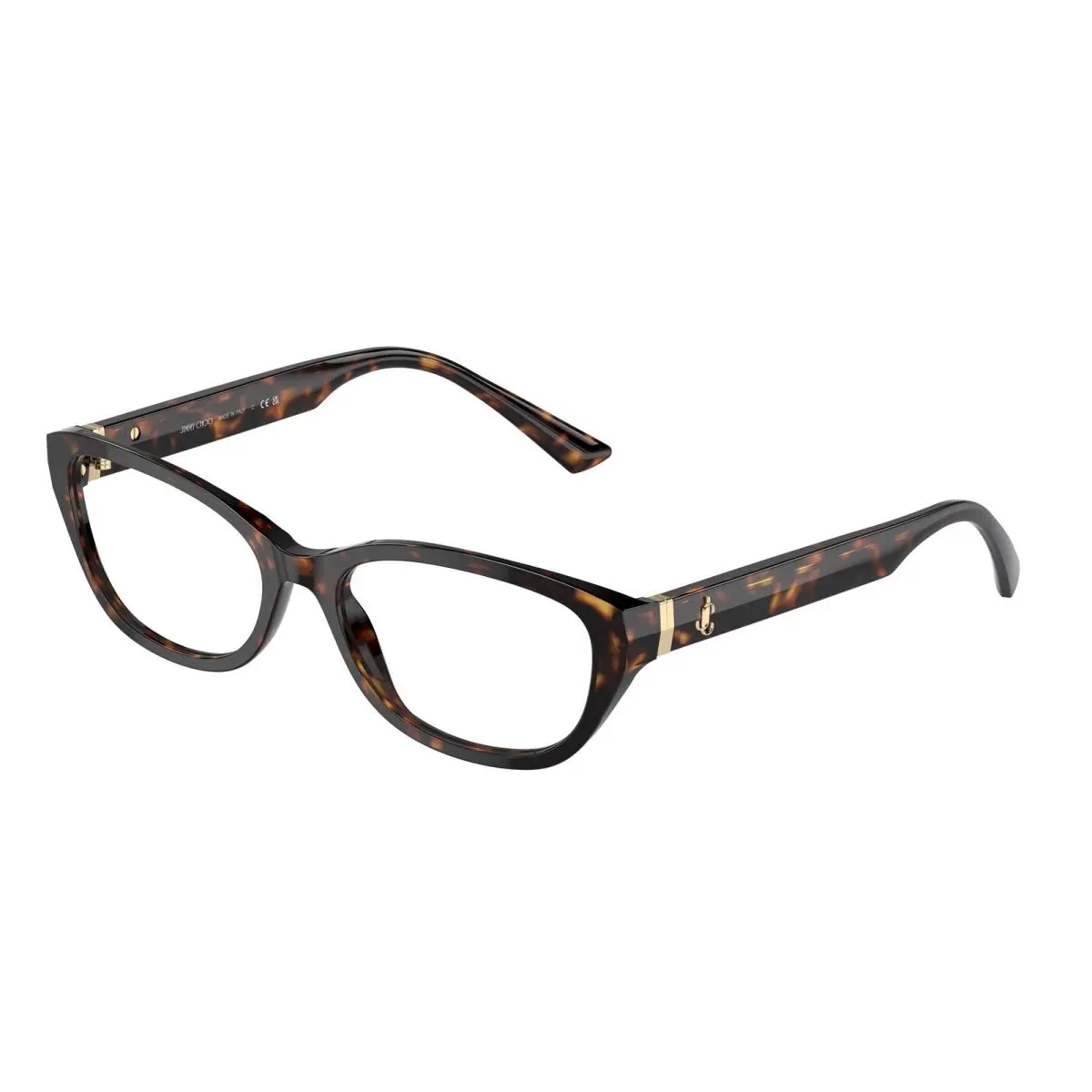 JC 3015 F Havana 5002 Size 53 Eyeglasses by Jimmy Choo
