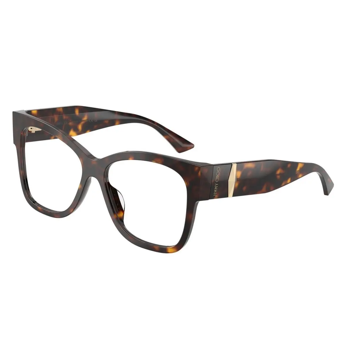 Jimmy Choo JC 3062 U Havana Demo Lens 5002 Size 55 Eyeglasses