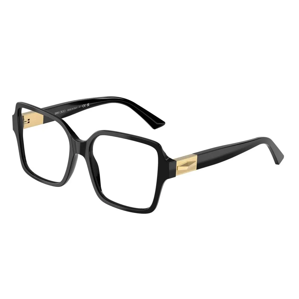 JC 3027 Black Demo Lens 5000 Size 54 Eyeglasses by Jimmy Choo