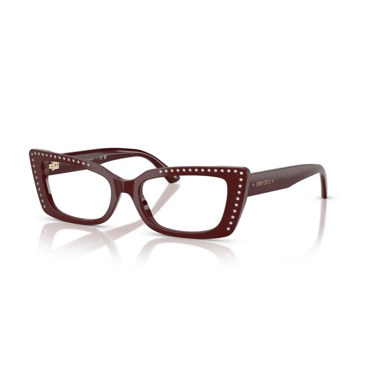 3018B Eyeglasses 5057 Red by Jimmy Choo