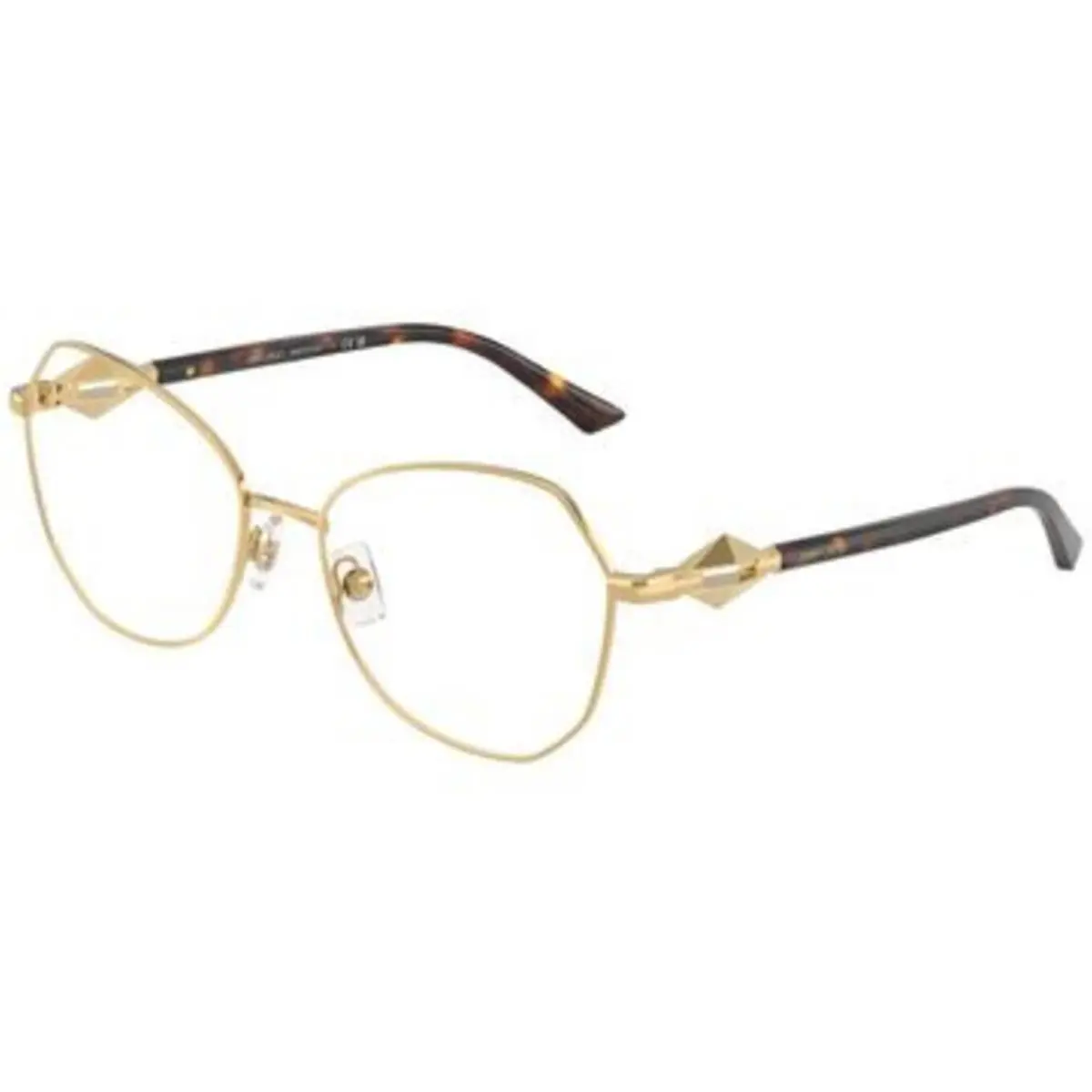 JC 2011 Gold Demo Lens 3023 Size 55 Eyeglasses by Jimmy Choo