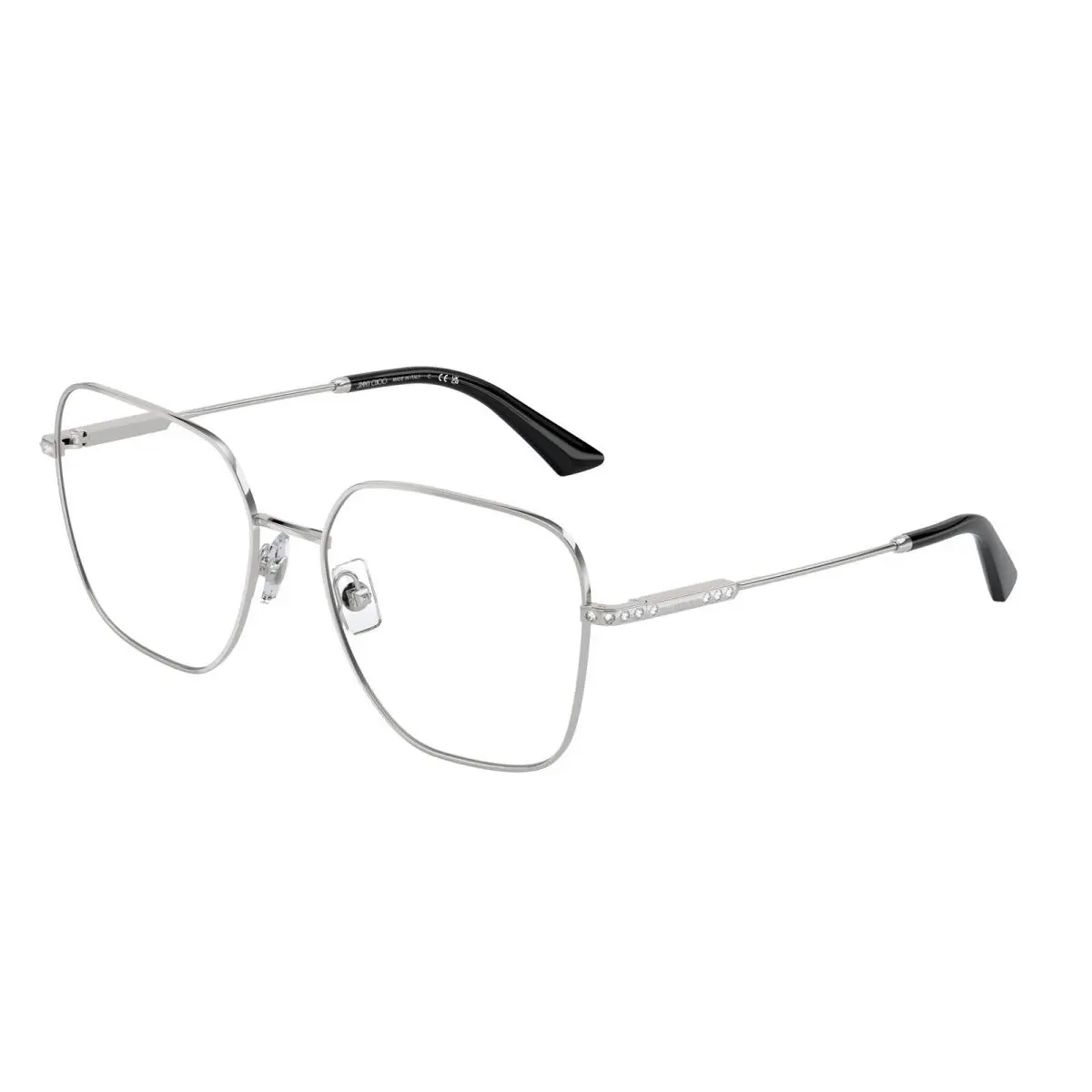 Jimmy Choo JC 2001 B Silver 3002 Size 53 Eyeglasses