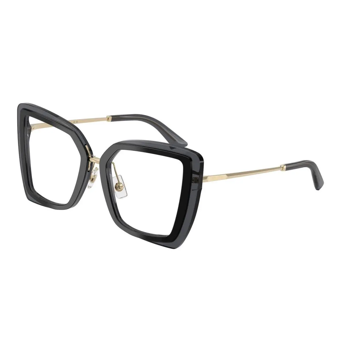 JC 3059 Black/transparent Grey / Demo Lens 5103 Size 50 Eyeglasses by Jimmy Choo