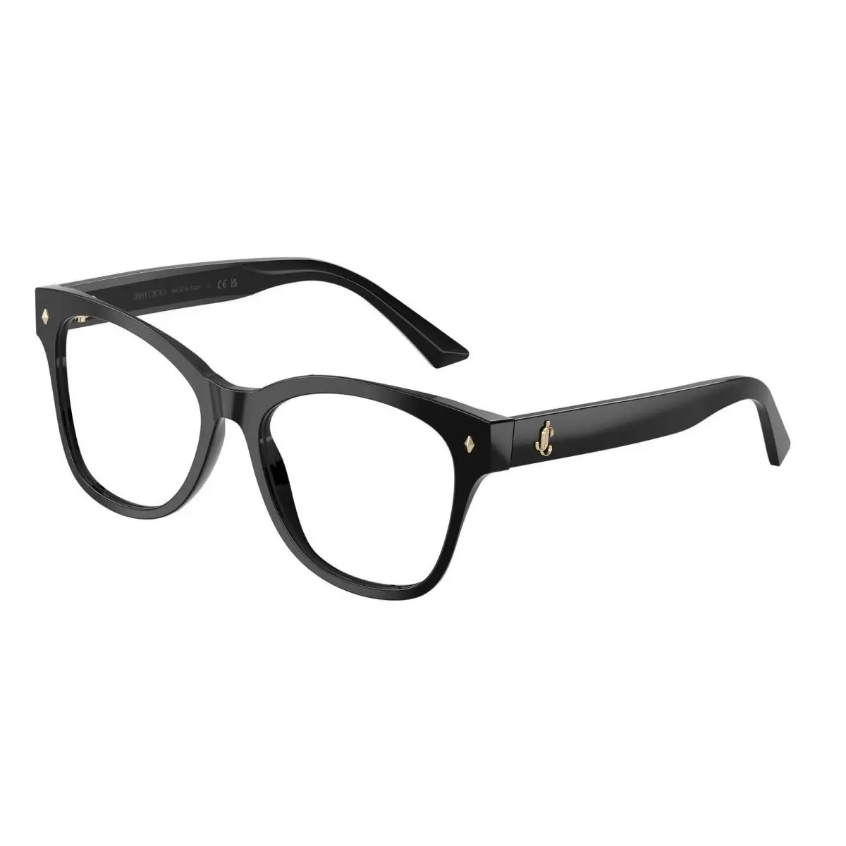 JC 3056 F Black Demo Lens 5000 Size 52 Eyeglasses by Jimmy Choo