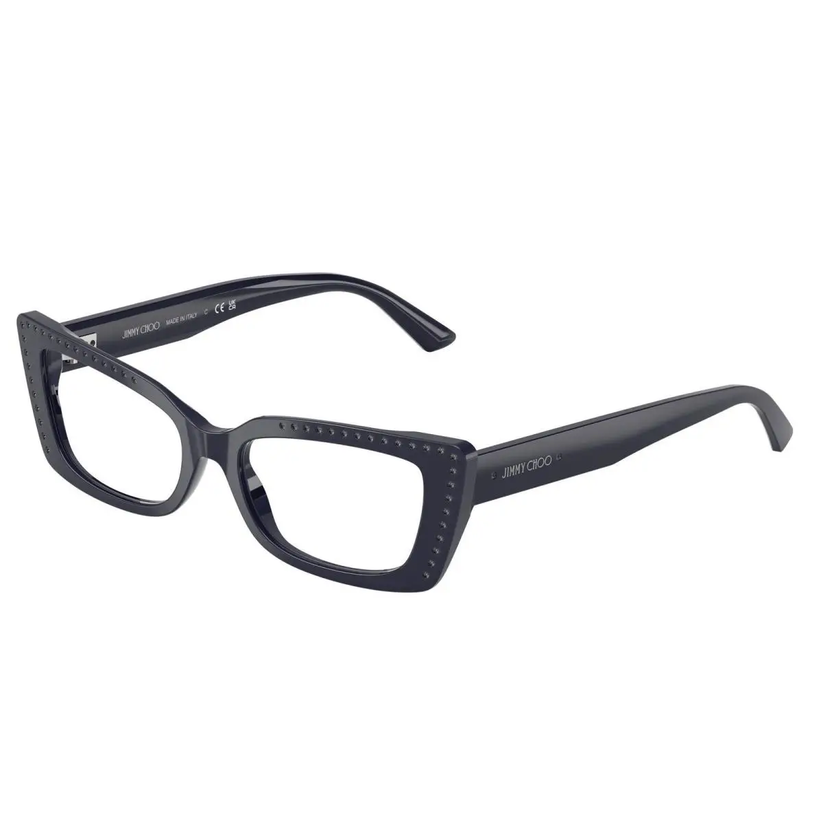 JC 3018 B Blue/silver Night / Demo Lens 5016 Size 53 Eyeglasses by Jimmy Choo