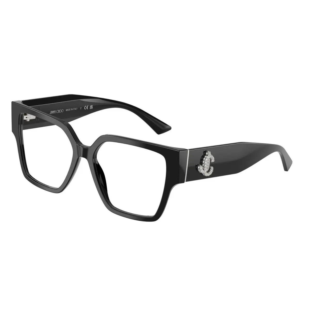JC 3032 BF Black Demo Lens 5000 Size 53 Eyeglasses by Jimmy Choo