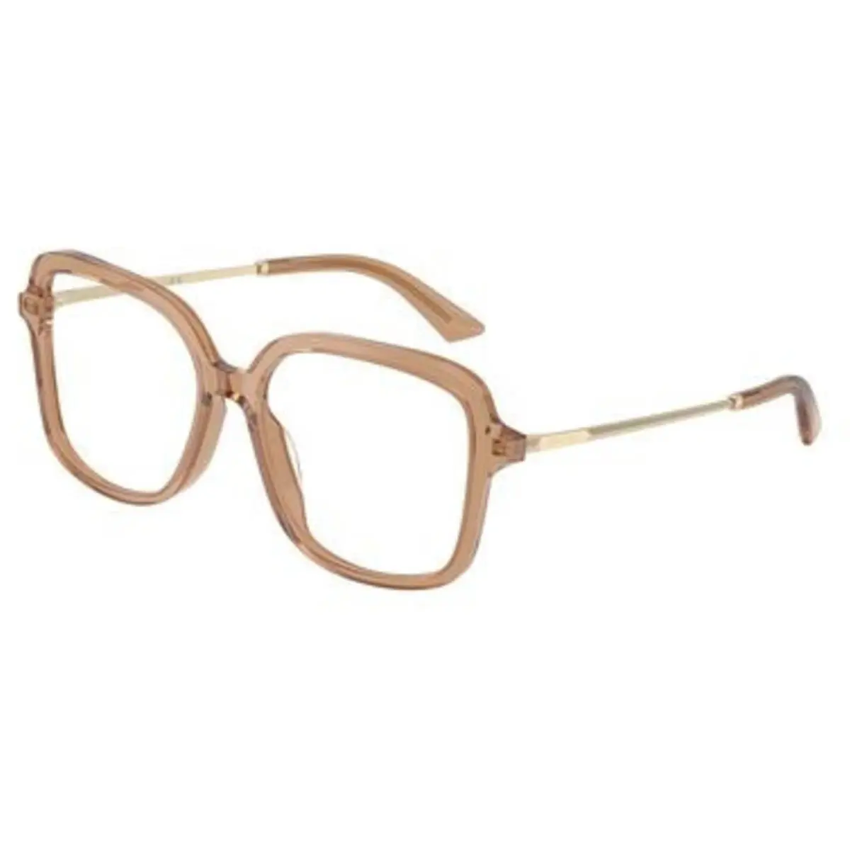 JC 3061 U Transparent Tan / Demo Lens 5076 Size 55 Eyeglasses by Jimmy Choo