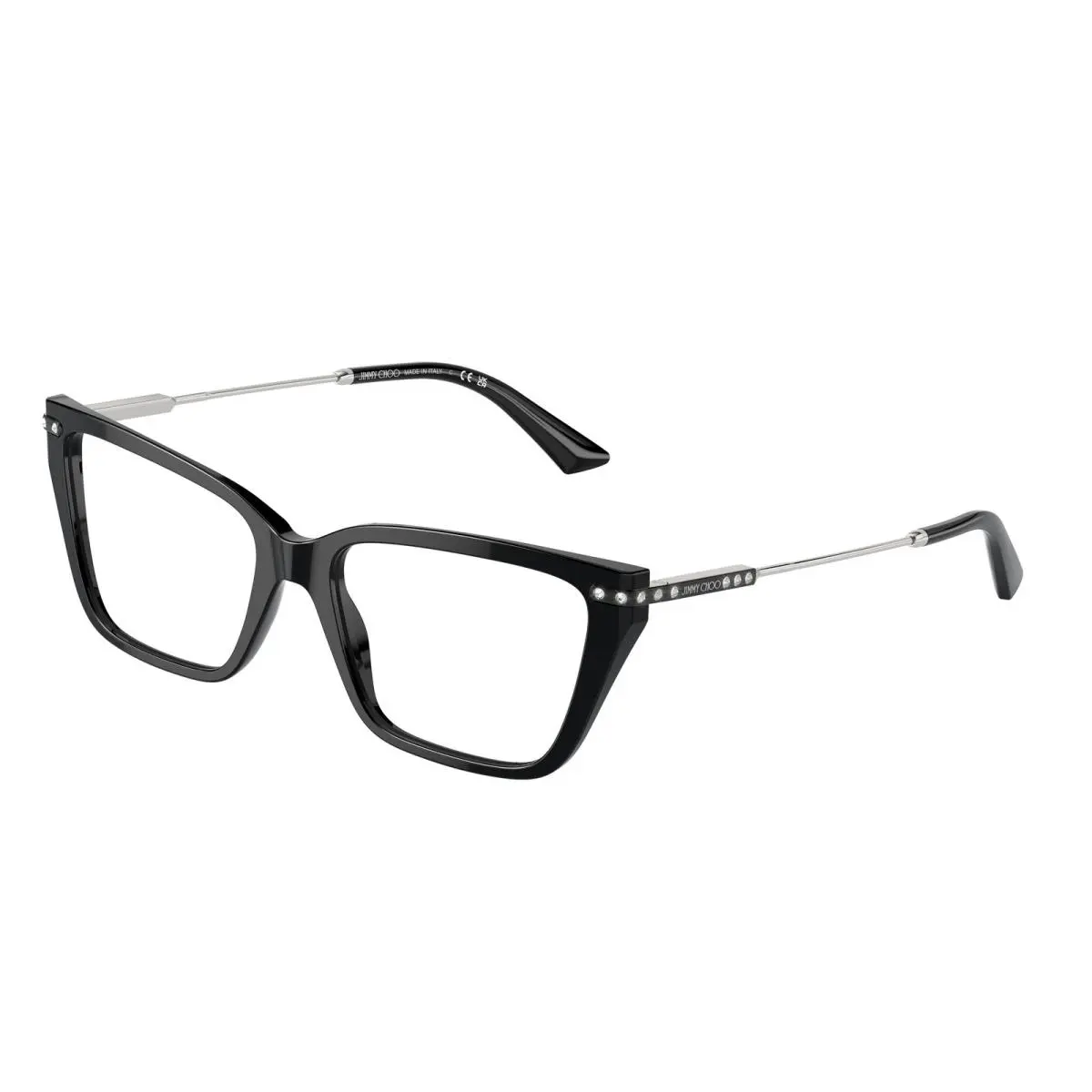 JC 3002 B Black 5017 Size 55 Eyeglasses by Jimmy Choo