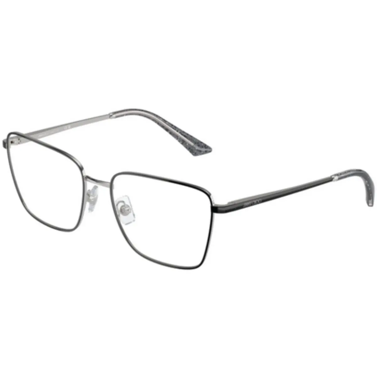 JC 2003 Silver-black Demo Lens 3016 Size 53 Eyeglasses by Jimmy Choo