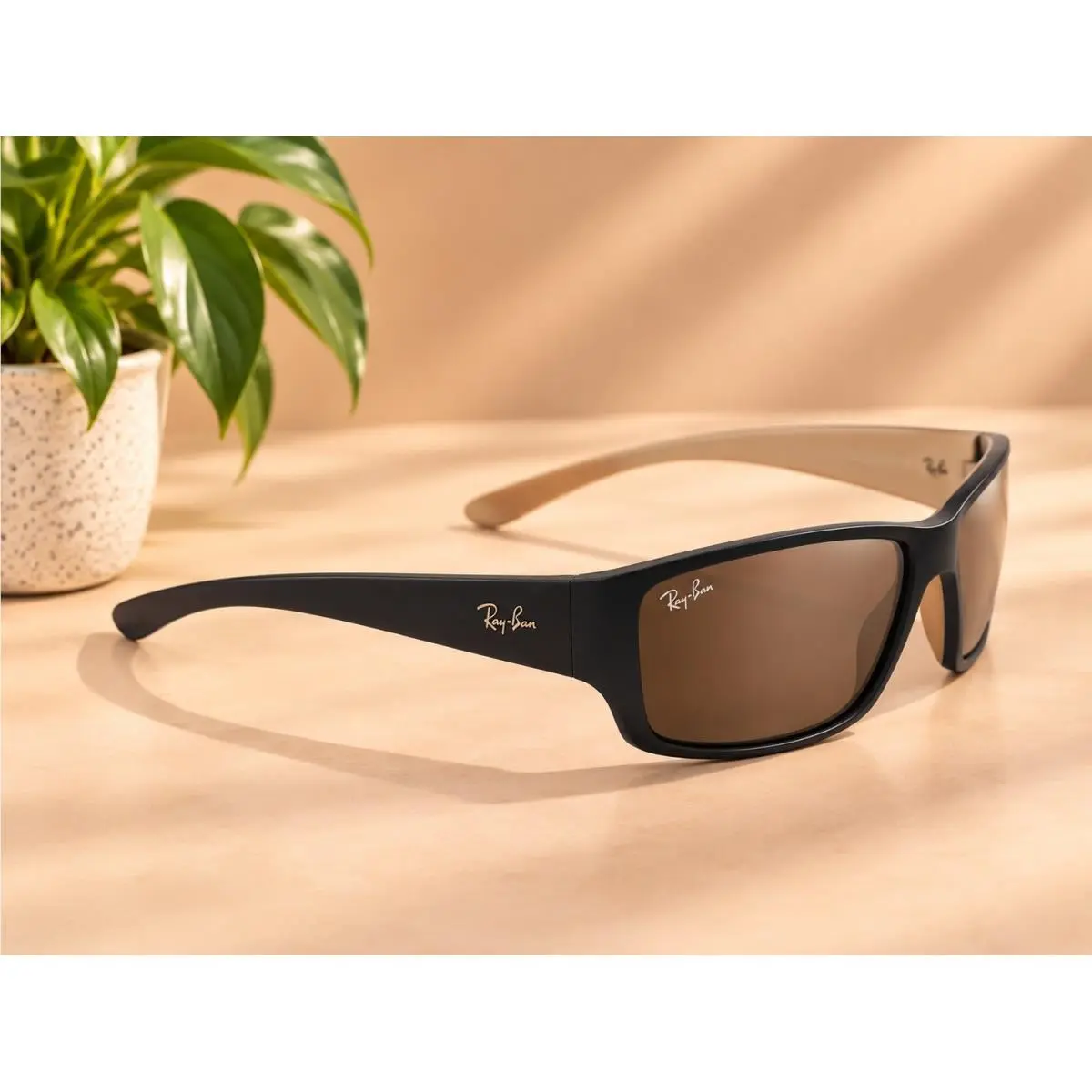 Maui Jim Local Kine Polarized Sunglasses Brown Large