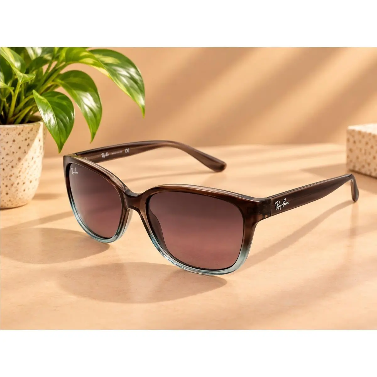 Maui Jim Women`s Starfish Sunglasses Sandstone with Blue/maui Rose® Medium