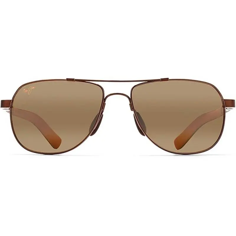 Unisex Polarized Aviator Sunglasses Medium by Maui Jim