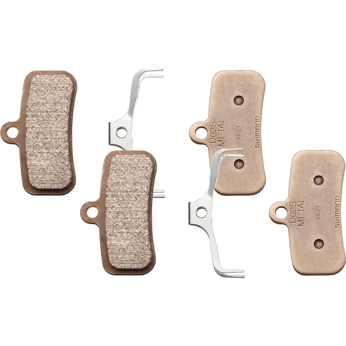 Shimano D02S-MX Metal Disc Brake Pads with Stainless Steel Back