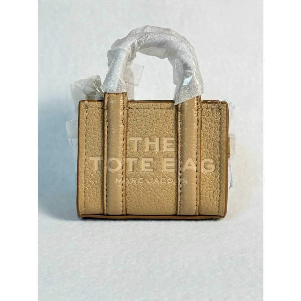 Marc Jacobs The Nano Tote Bag Charm Camel Color -coin Purse /wallet