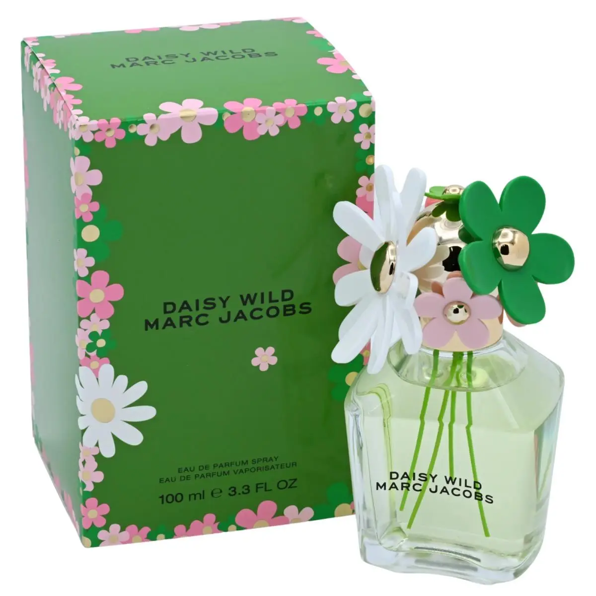 Marc Jacobs Daisy Wild Eau de Parfum Edp Spray For Women 3.3 oz Retail Box