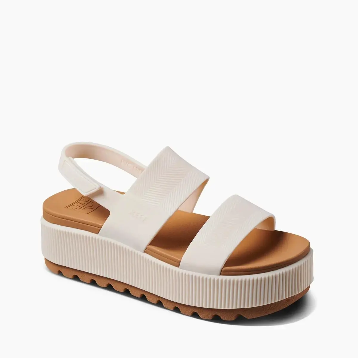 Water Vista Sandals Women`s US 8 Off White Cloud Wedge Heel Slingback MOT57 by Reef