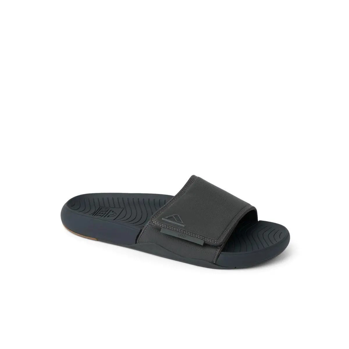 Men`s Phantom Slab Slide Sandals Black - CJ8555 Black by Reef