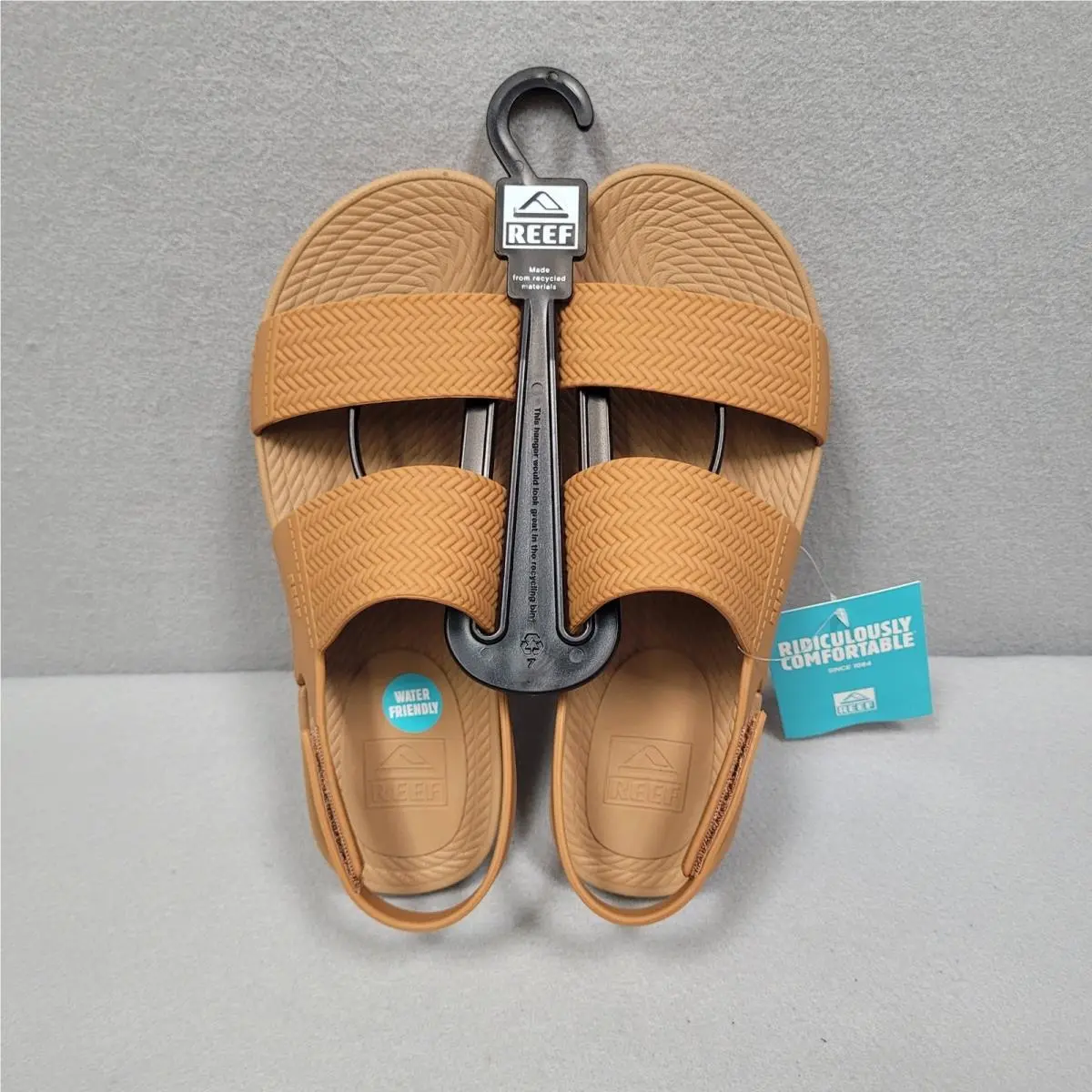 Reef Water Vista Tan Women Sandals CJ8784 Size 8 Water Friendly Pvc Free