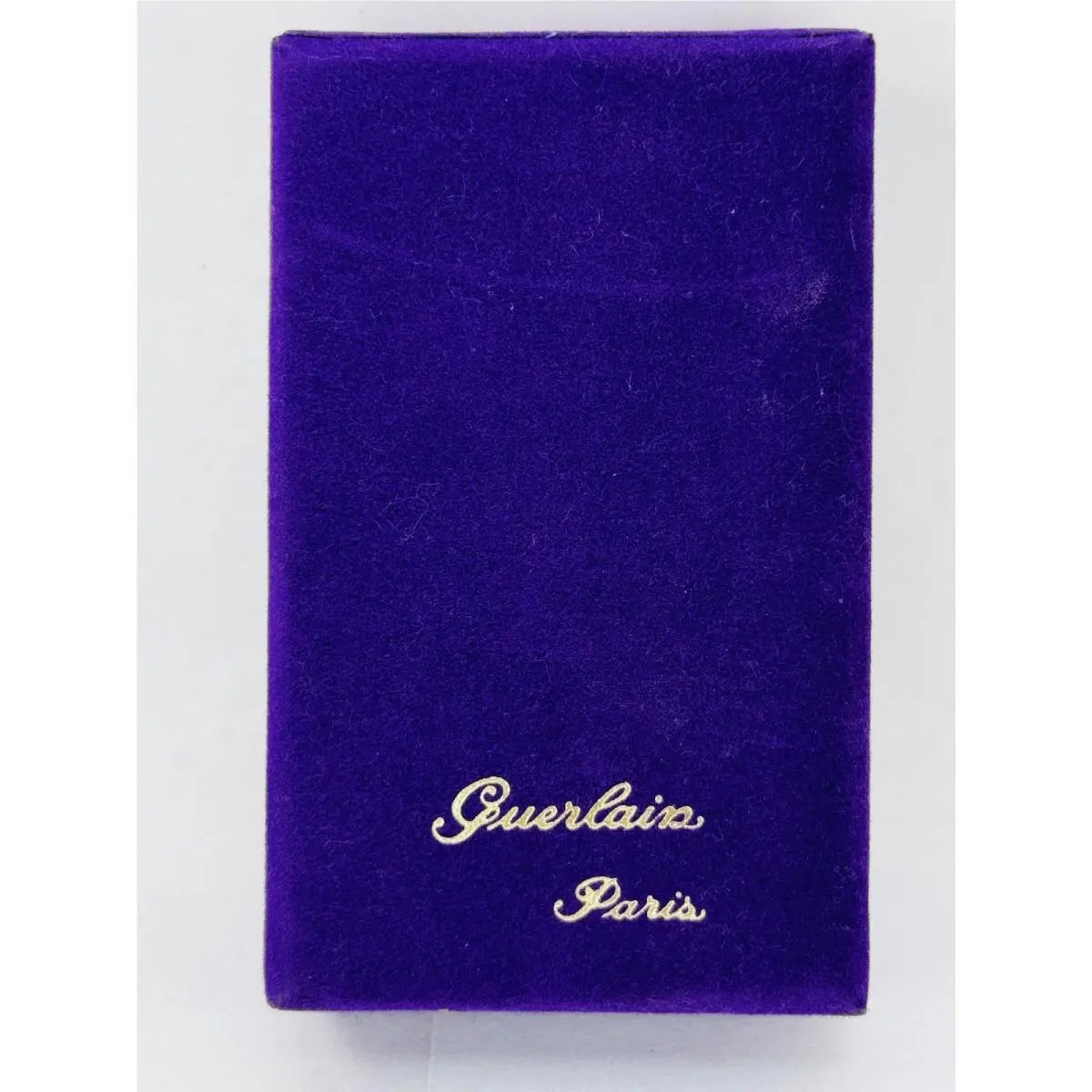 Guerlain Shalimar Parfum Vintage Velvet Presentation Box Rare Collectible France