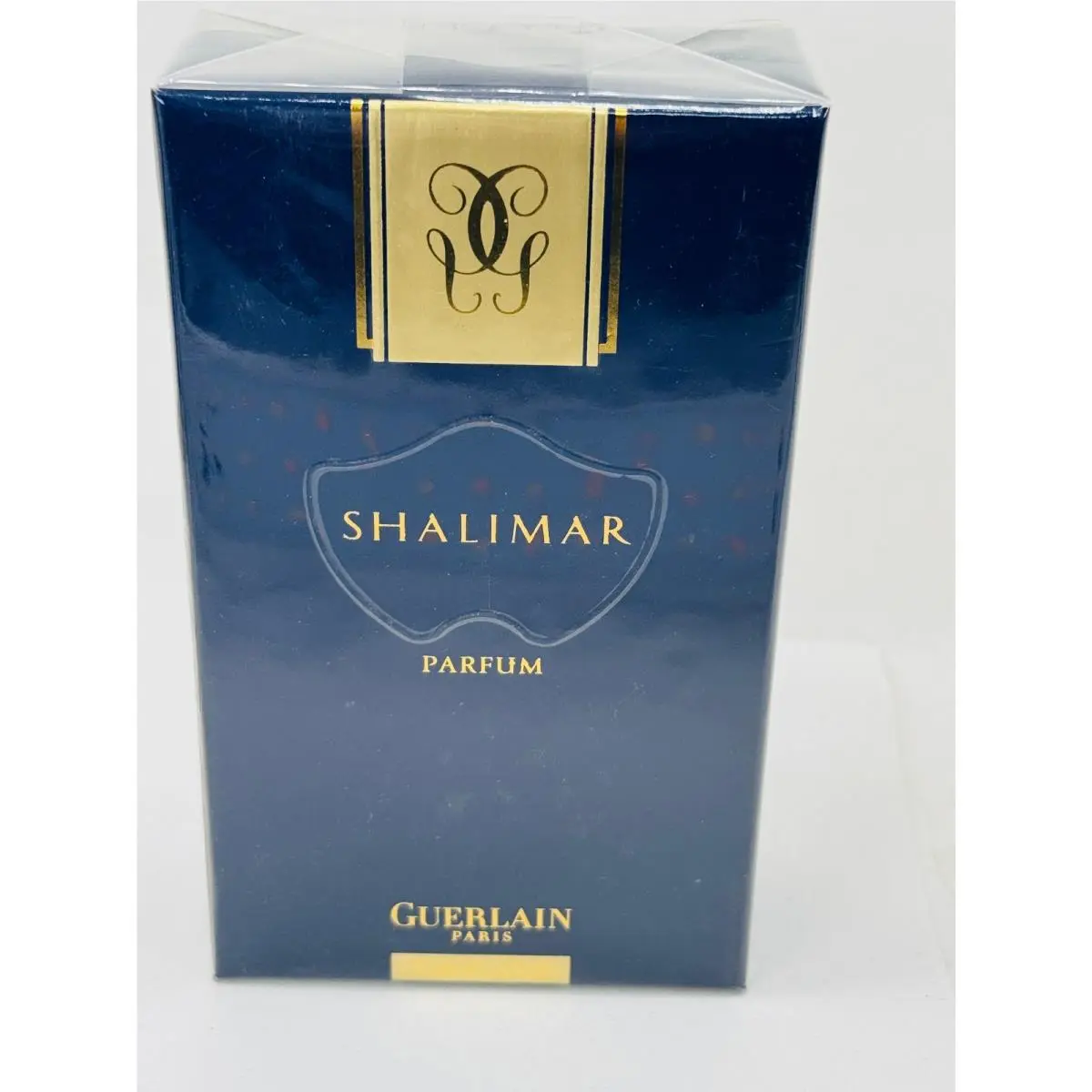 Guerlain Shalimar Parfum Extrait 15ml 2006 Navy Blue Gold Box Vintage