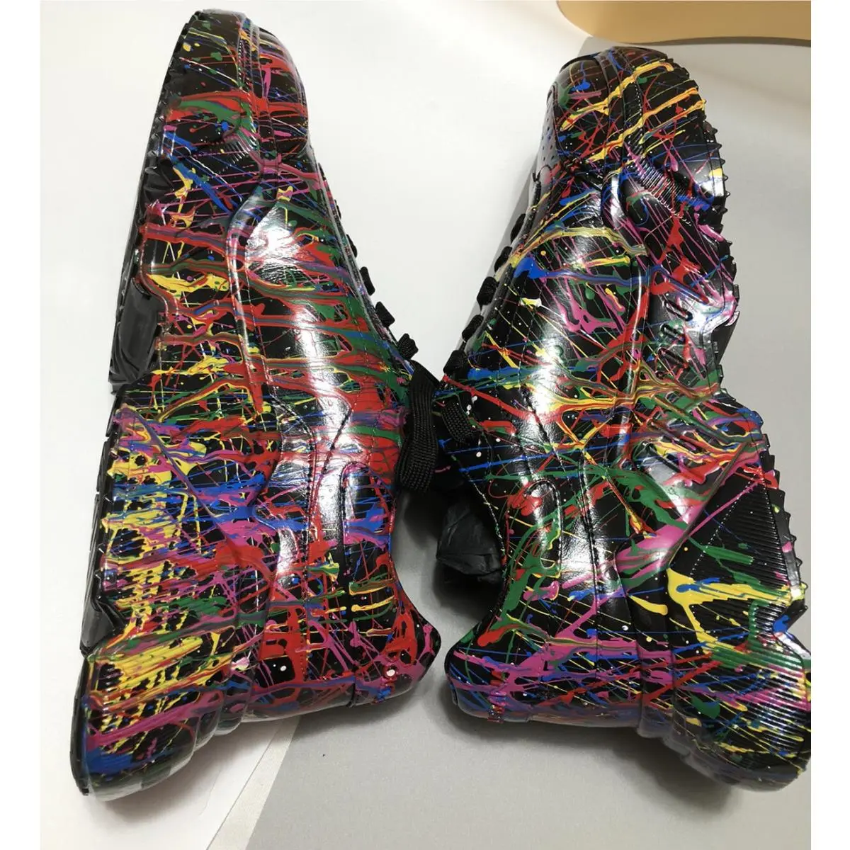 Dolce & Gabbana shoes - CS1791AY305 - CS1791AY305 - Black & Multicolor Hand Painted 13