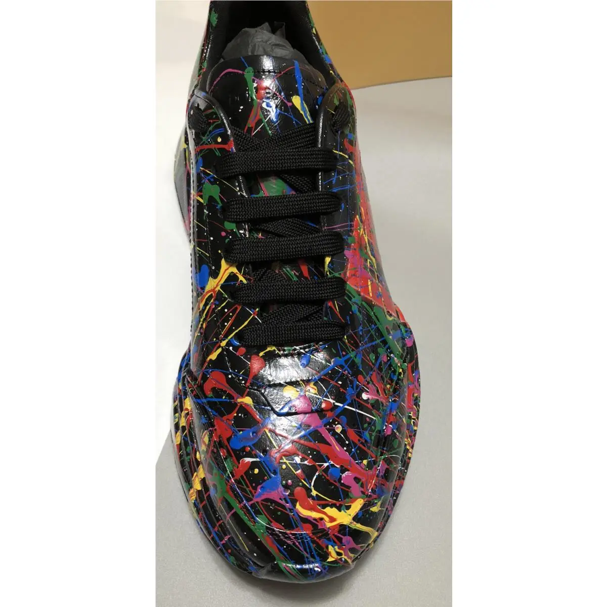 Dolce & Gabbana shoes - CS1791AY305 - CS1791AY305 - Black & Multicolor Hand Painted 7