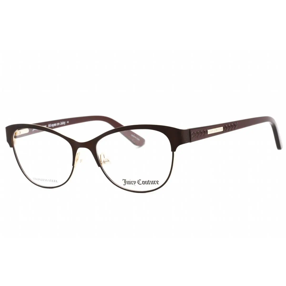 JU 216/G 0YZ4 00 Matte Brown 51mm Eyeglasses by Juicy Couture