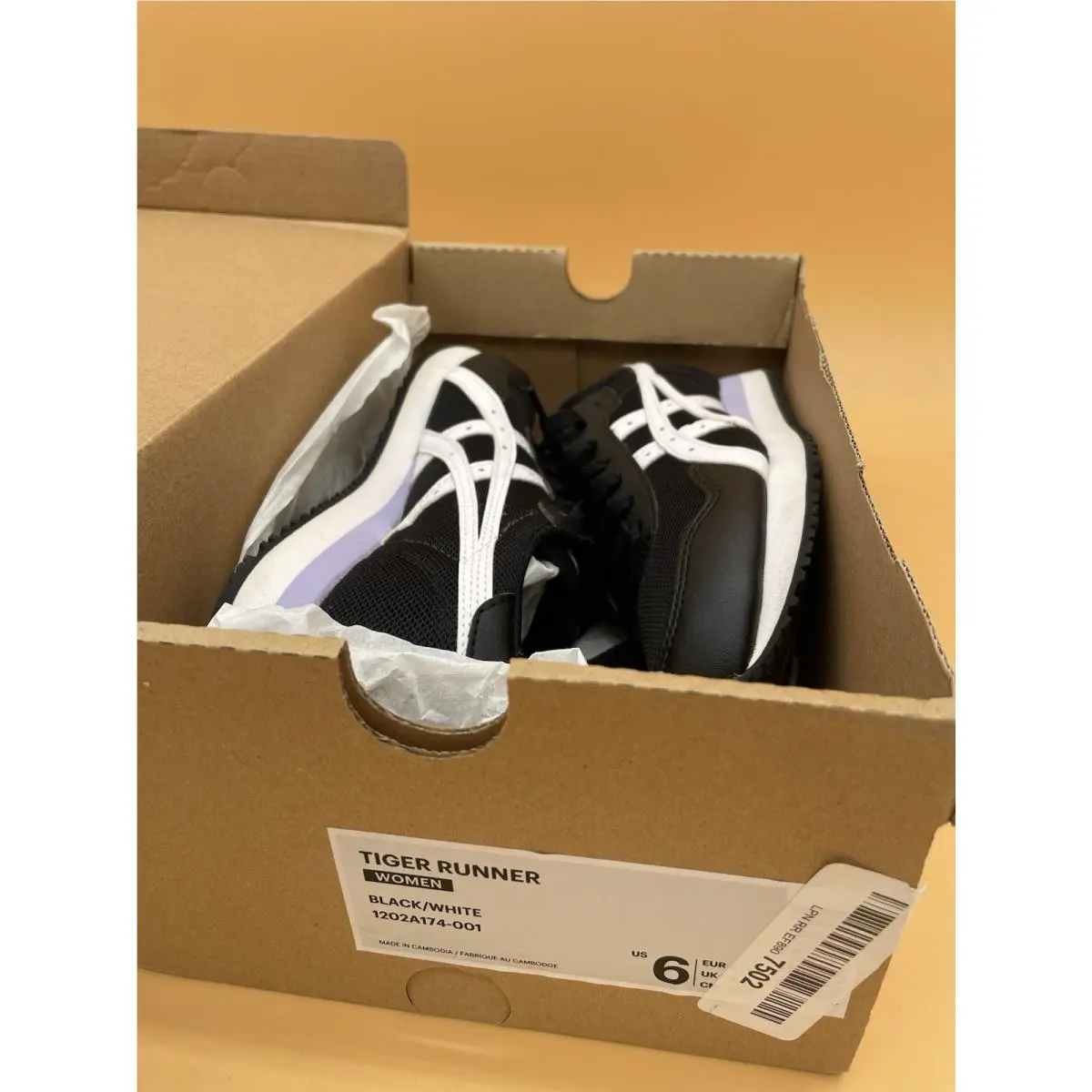 Asics shoes - ASICS Tiger Runner - Tiger Runner - 1202A174-001 - Black / White 5