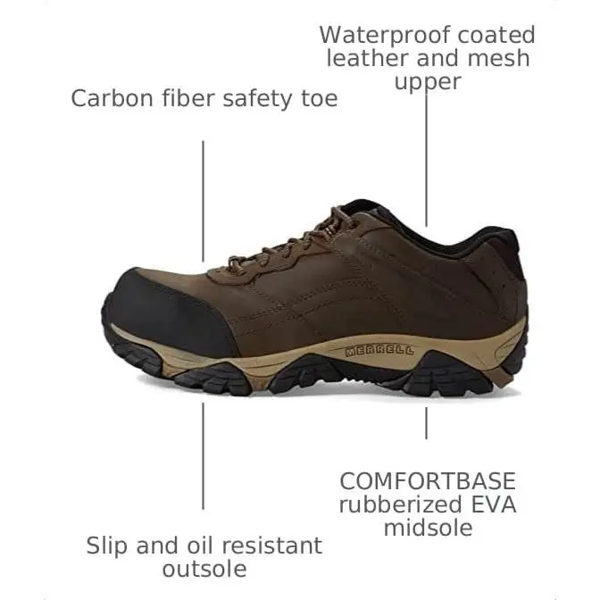 Merrell shoes - Moab Adventure Carbon Fiber - Moab Adventure Carbon Fiber - J004637W - Medium Brown (UPC: 195017930713) 1