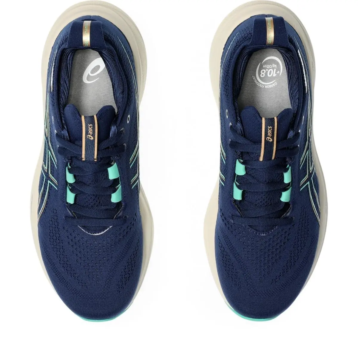 Asics shoes - ASICS Women`s Gel-Nimbus 26 - 1012B602400 - Blue Expanse/Aurora Green 6