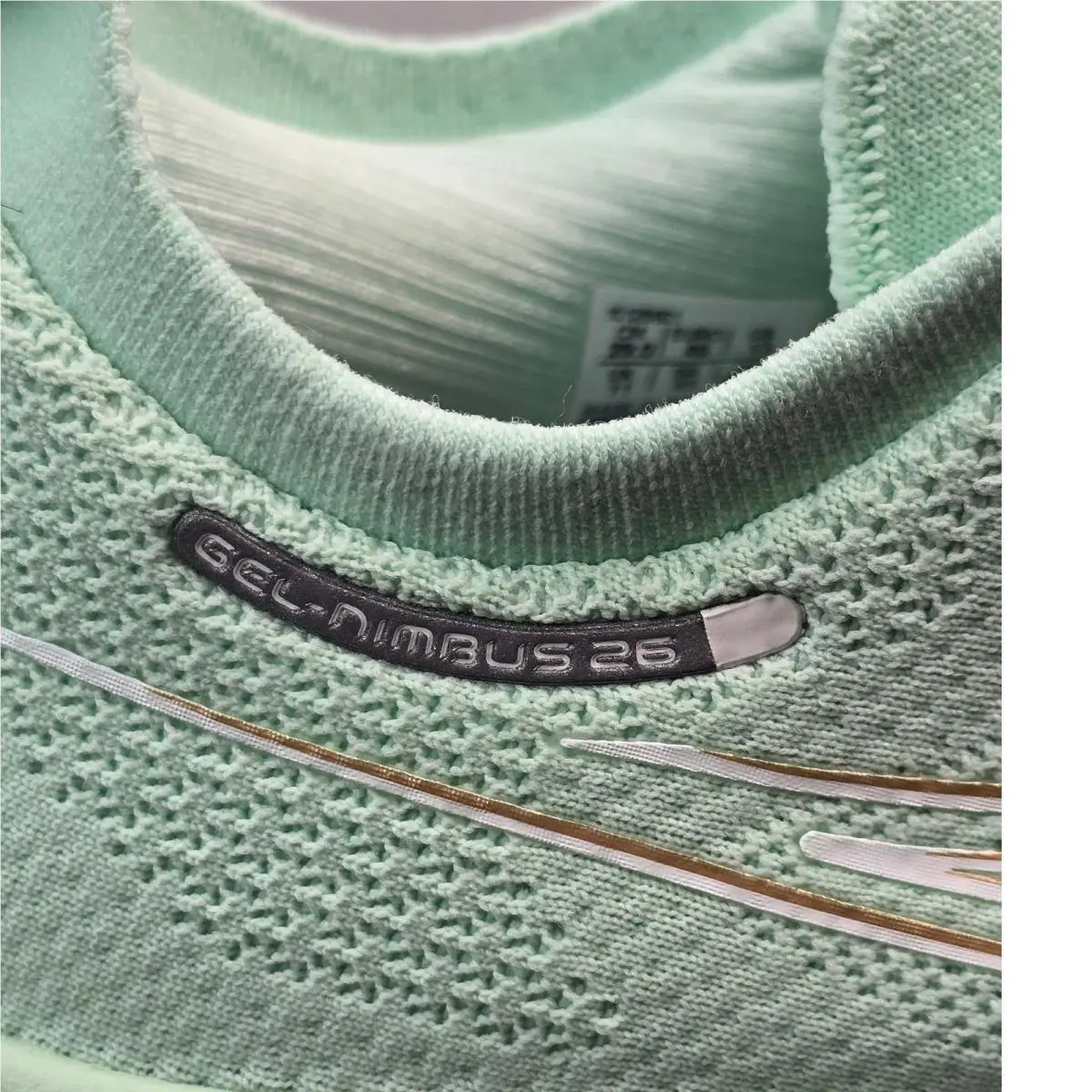 Asics shoes - ASICS GEL-Nimbus 26 - Athletic running - Green 4