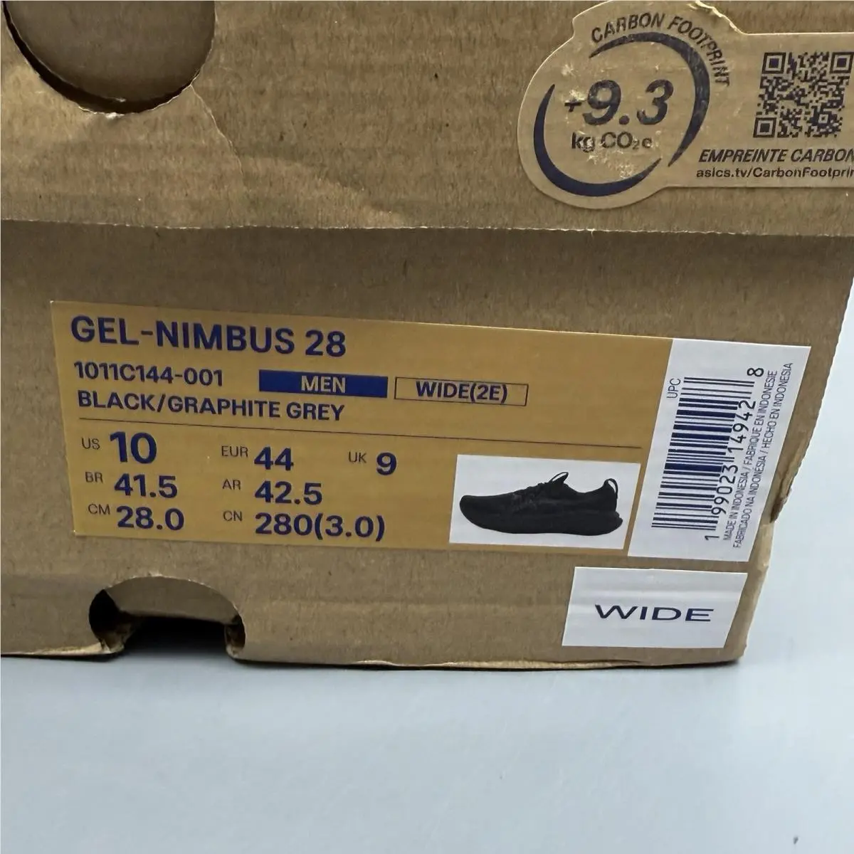 Asics shoes - Asics Gel Nimbus 28 - Gel Nimbus - 1011C144 - Black (UPC: 0199023149428) 12